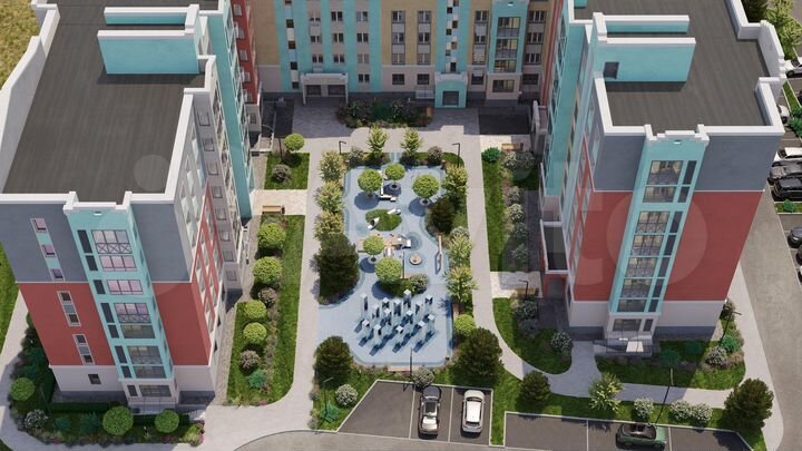 1-к. квартира, 40 м², 8/8 эт.