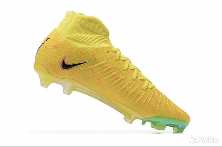 Футбольные бутсы nike phantom luna цвет желтый