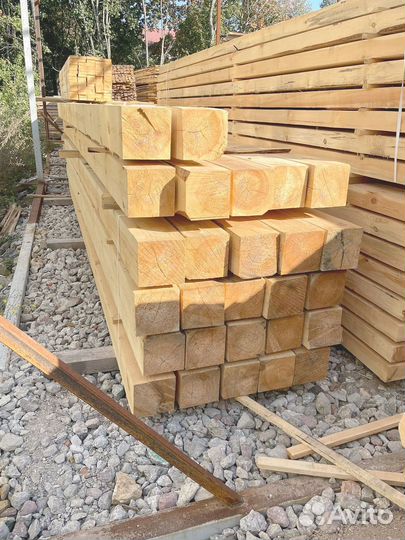 Доска обрезная 25х100х6000мм 1 сорт ГОСТ