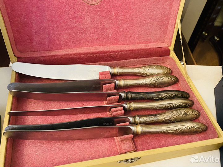 Столовые приборы мельхиор ссср,новые