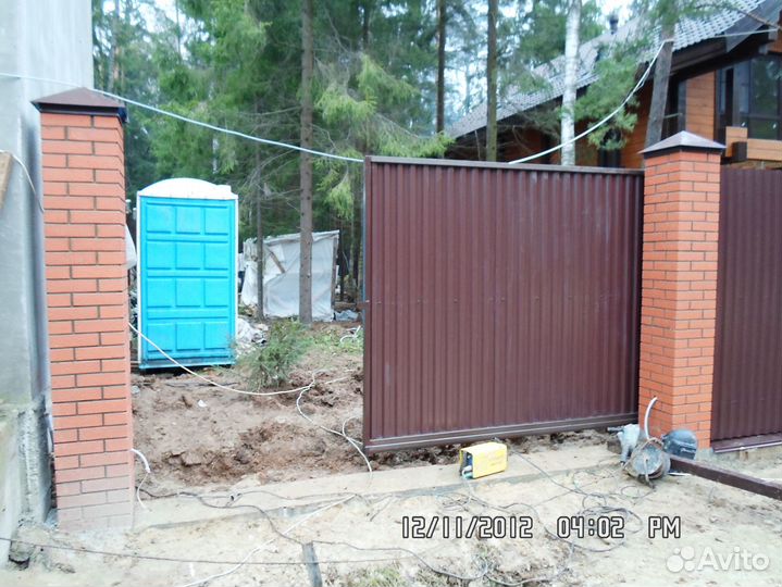 Ворота Сдвижные под ключ