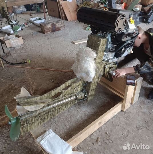 Мотор-болотоход 35л.с Новый грантия 2 года