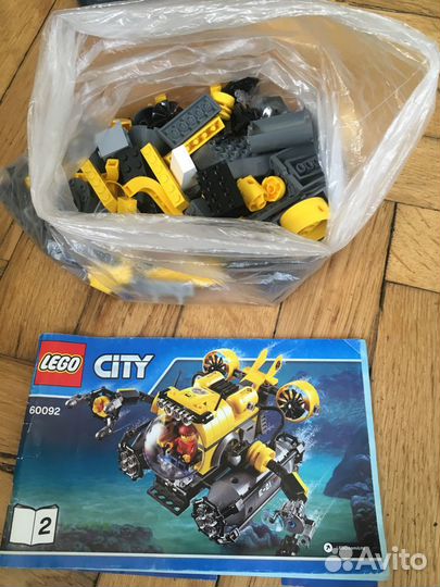 Лего 60092 Lego конструктор подводная лодка