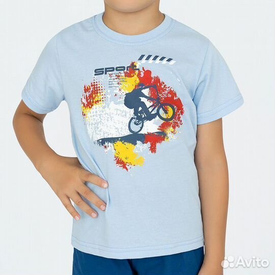 Комплект для мальчика футболка, шорты 98,104