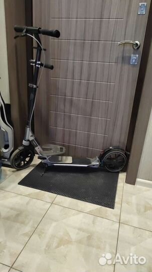 Самокат Oxelo town 7 XL с детской подножкой