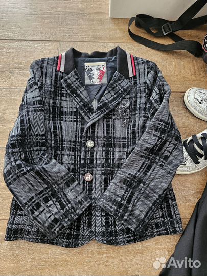 Вещи на мальчика комплект, кеды, рюкзак, пиджак