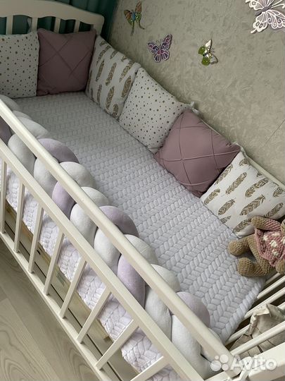 Бортики в детскую кроватку