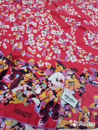 Платки kenzo огромная шаль 135см,платок 95см