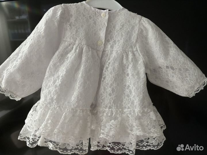 Платье для новорожденной 62 68