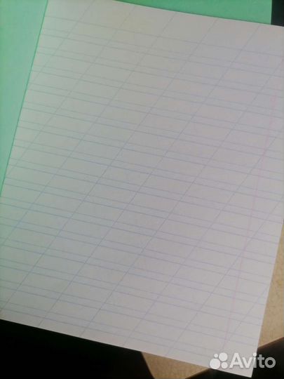 Тетрадь в косую линейку 12 листов