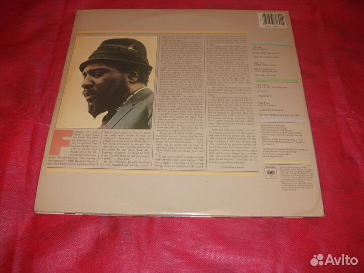Thelonious Monk Live AT The It Club
