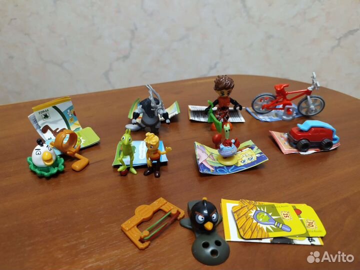 Игрушки из киндера со вкладышем