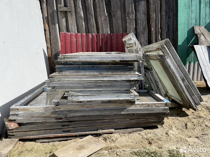 Деревянные окна бу на теплицу,веранду,сарай