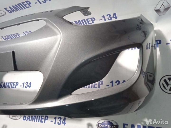 Бампер передний hyundai solaris Серый