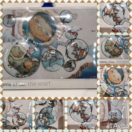 Комплект дизайнерских значков Carrie Chau