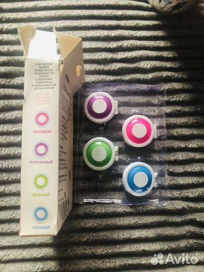 Цветная пудра для волос