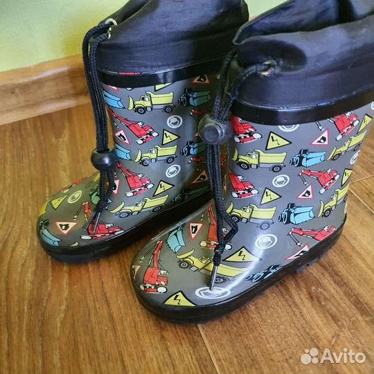 Детские резиновые сапожки 23 р-р