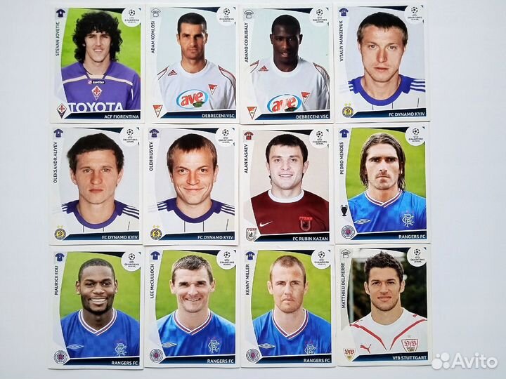 Наклейки panini Лига Чемпионов уефа 2009-2010