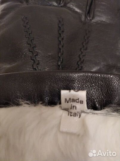 Кожаные мужские перчатки, варежки