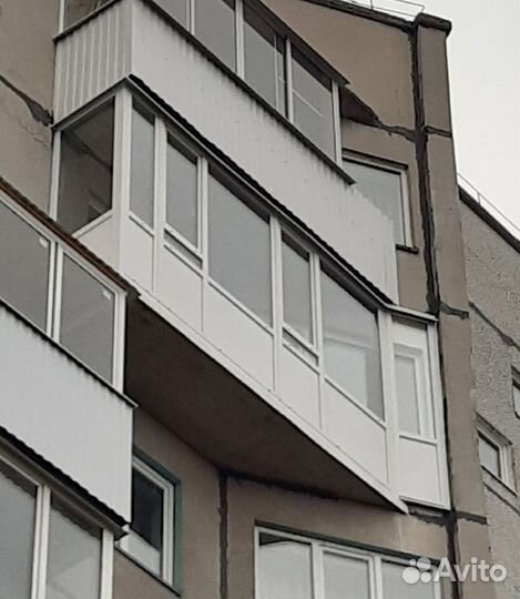 Замер установка окон пвх, Остекление балконов