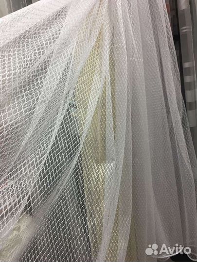 Тюль новый сетка любая ширина