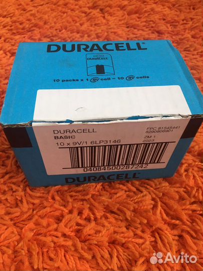 Батарейка duracell