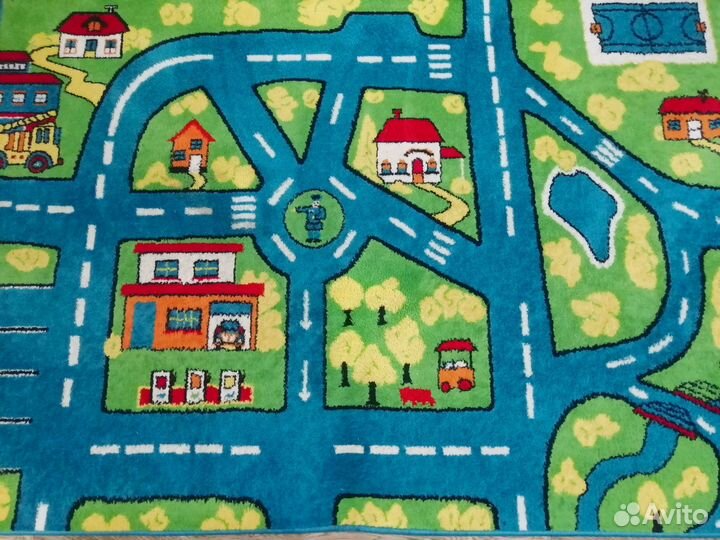 Ковер детский с дорогами