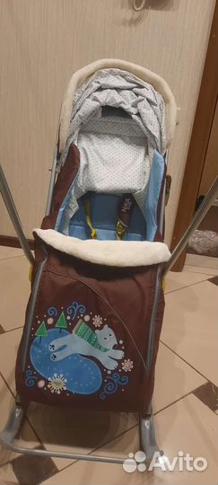 Санки коляска ника