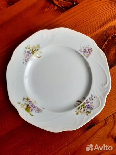 Тарелка пирожковая Товарищества Кузнецова