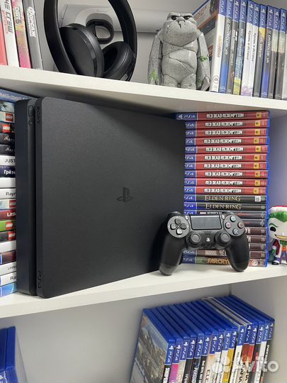Sony playstation 4 slim + 400 игр
