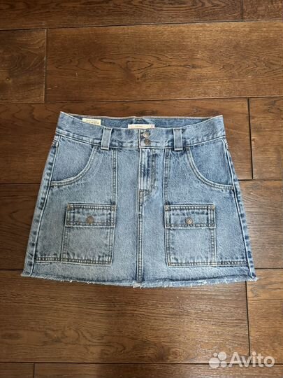 Джинсовая юбка levis premium, р. 27, новая