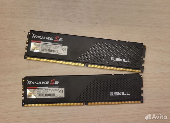 Оперативная память 64 Gb 5600 MHz G.Skill ripjaws