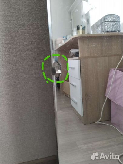 Зеркало 110/34 с креплением