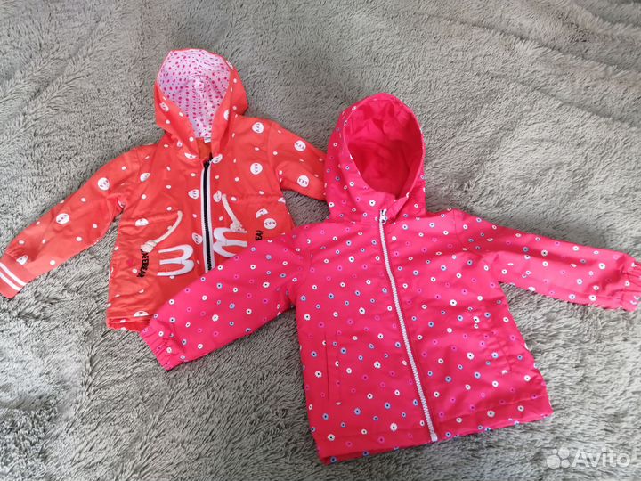 Ветровки на девочку 2-3 года