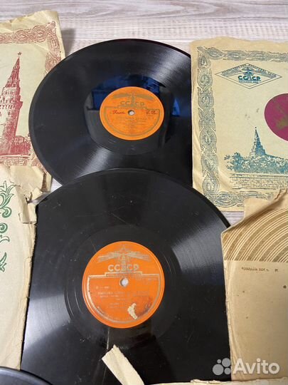 Грампластинки СССР 50 х годов