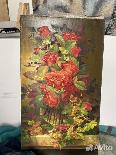 Картины с живописными цветами