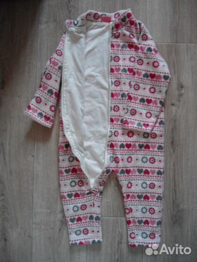 Тёплый комбинезон для девочки