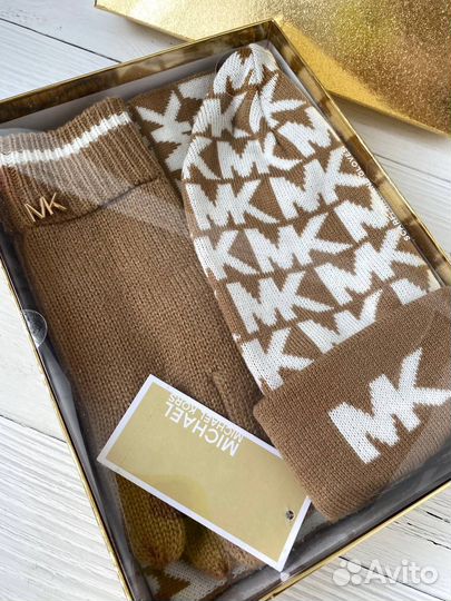 Набор шапка/шарф/перчатки Michael Kors