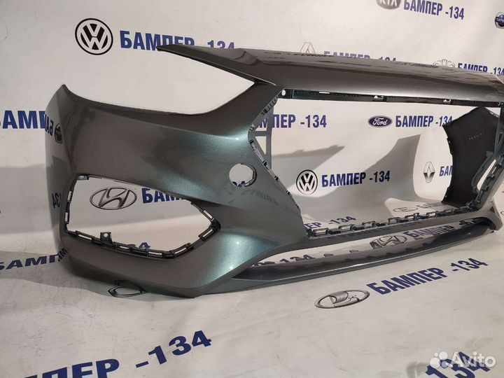 Бампер передний hyundai solaris 2 серый