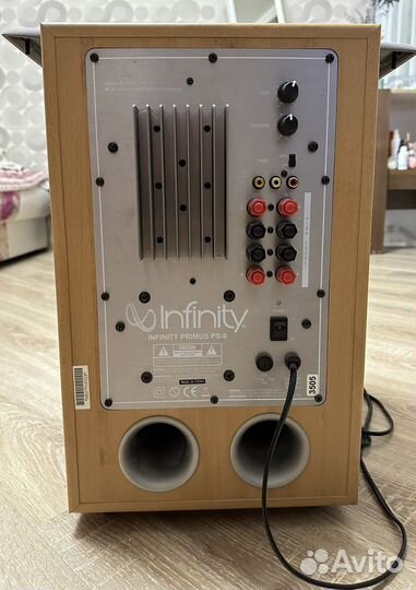 Активный домашний сабвуфер infinity primus ps8