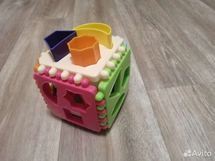 Кубик сортер развивающий