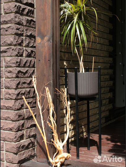 Металлическая подставка под кашпо цветок растений