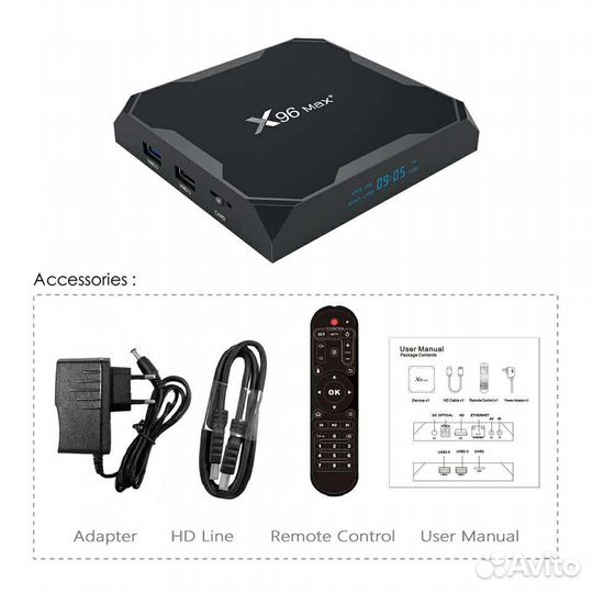 X96Max plus + Smart tv приставка