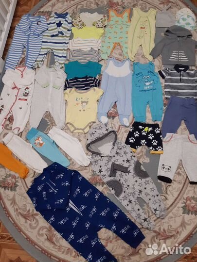 Детские вещи пакетом на мальчика от56 до 98 р