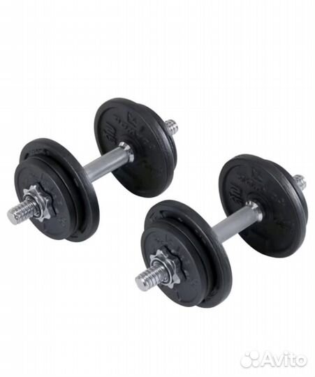 Набор гантелей 20 кг, с резьбой