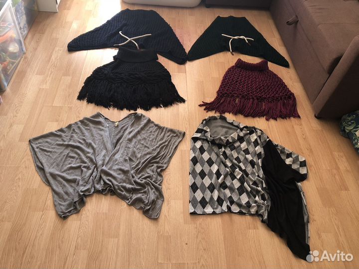 Пончо накидка