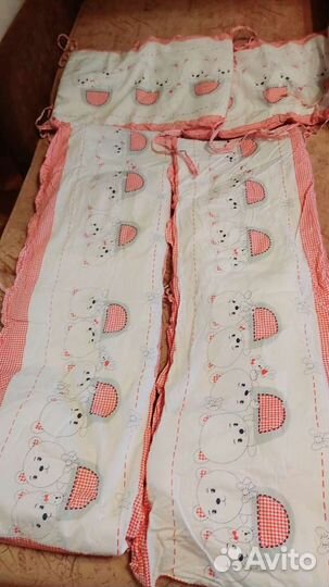 Борта мягкие в детскую кроватку