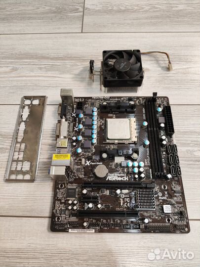 Материнская плата As rock FM2A75M- DSG+ процессор