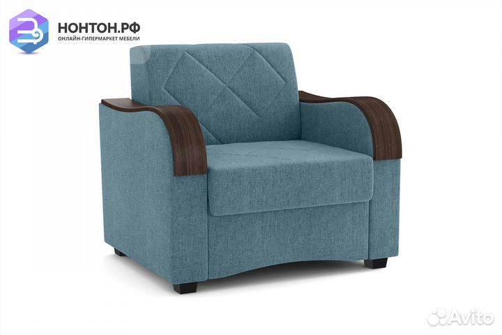 Кресло пантограф Марракеш синее