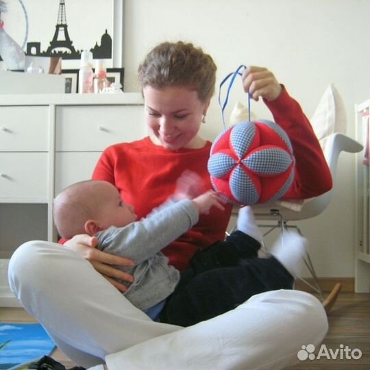 Развивающий мяч с 2 мес